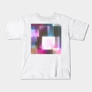 Blurred Squares Kids T-Shirt